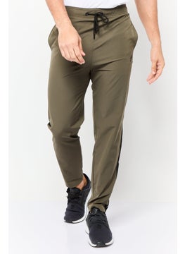 RBX Men Sportswear Fit Training Track Pants, Olive  - Image 1