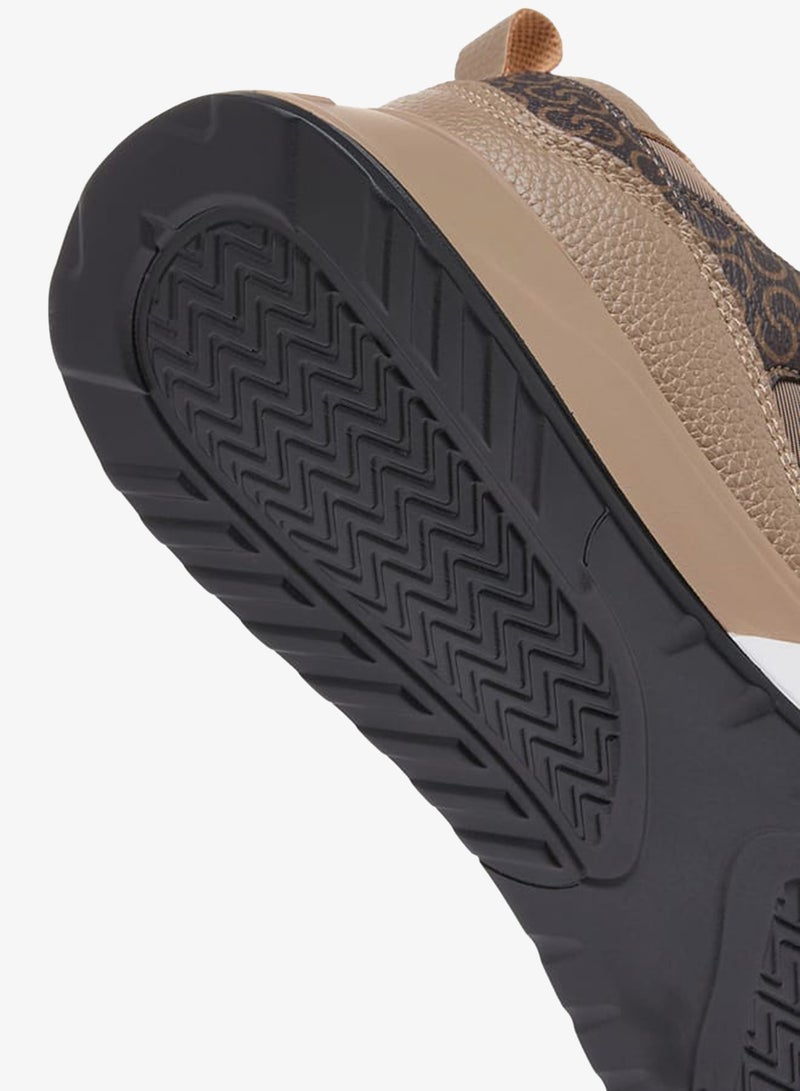 سيليست سنيكرز نسائي بطبعة شعار مع إغلاق برباط - Image 5