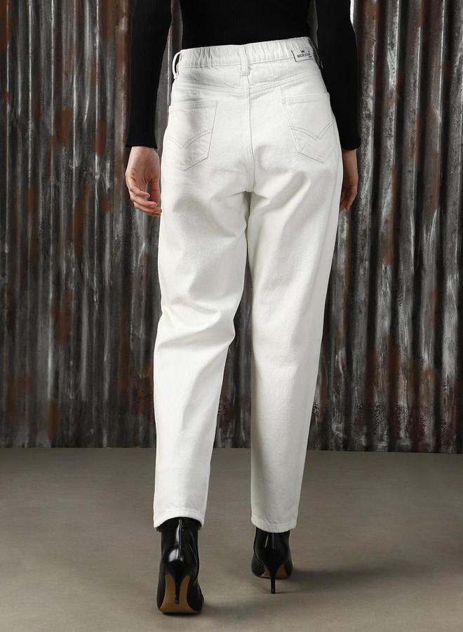 High Star High Rise Slim Fit Distressed Jeans - Image 4
