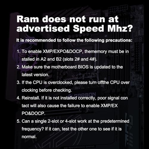 KingBank Computer Desktop Memory Ram DDR4 32GB(2x16GB) 3200MHZ CL16 1.35V XMP2.0 Overclocking with Heatsink for PC Gaming/Office/PS,Silver - Image 5