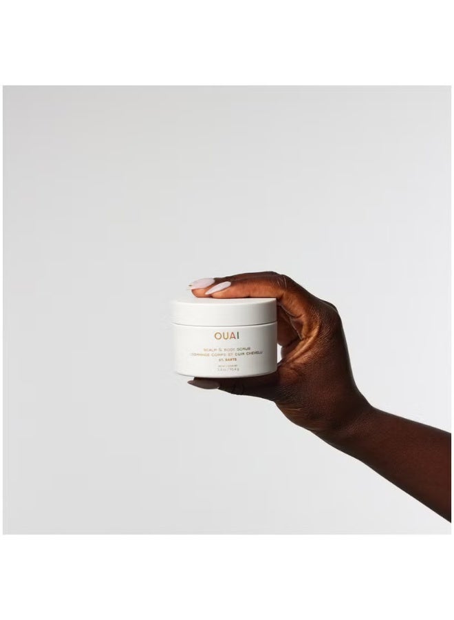 OUAI Scalp and Body Scrub - St Barts - Travel Size 96.4g - Image 2