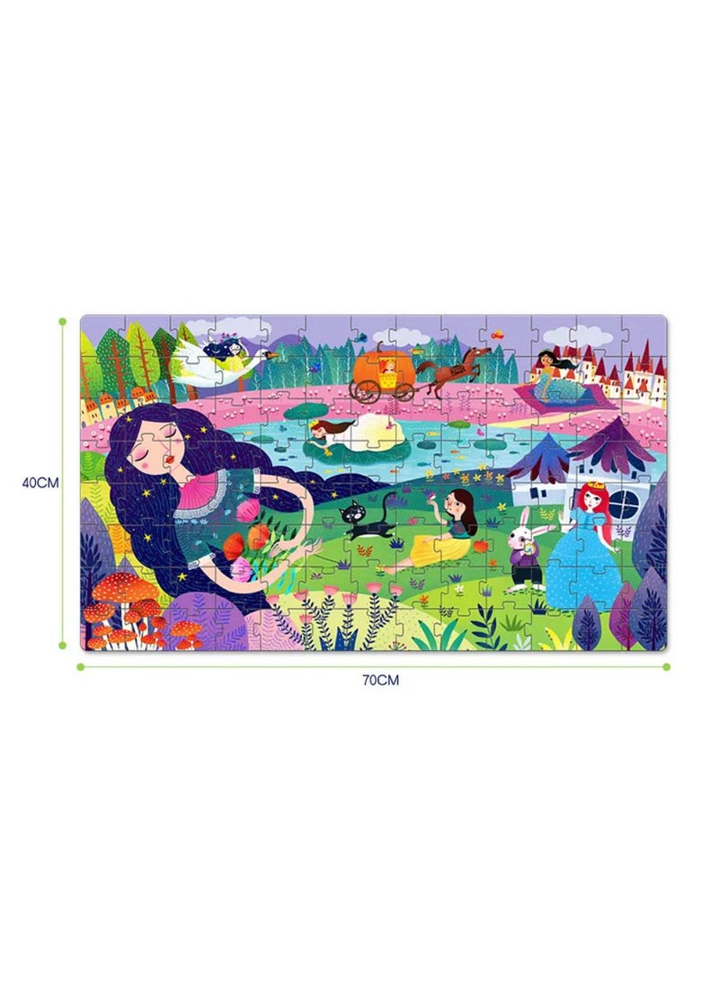 MiDeer Sleeping Beauty Puzzle for Kids – 105 Pieces Educational Jigsaw Puzzle with Carry Case – Fairy Tale Puzzle for Girls & Boys Age 4+ – 40 x 70cm - Image 5