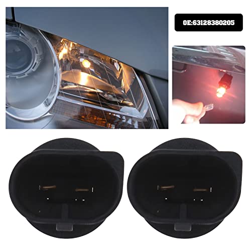 SING F LTD 2PCS Car Parking Side Light Bulb Holder Compatible with 3 Series E46 63128380205 Automotive Lighting Assemblies Replacement Components - Image 2