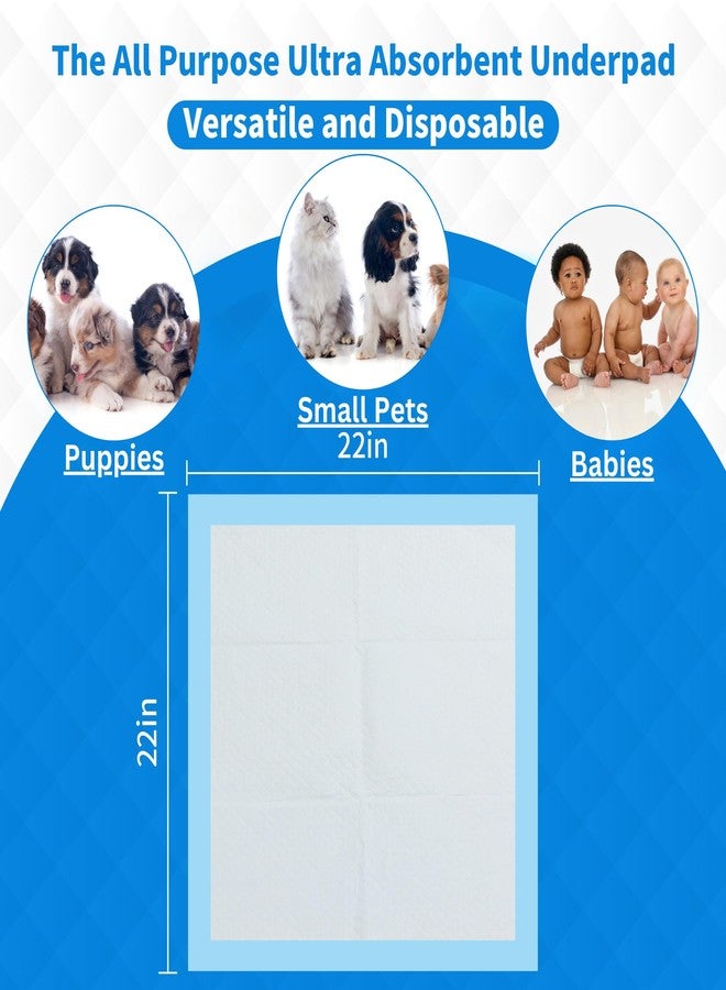 FRONTLINE Disposable Underpads Small 22'' X 22'' Quick Absorbing Leakproof Cat, Dog, Puppy Potty Training Pee Pad Thick Waterproof Protection for Pets, Baby, Kids, Liquid, Urine, Accidents (80 Count) - Image 4