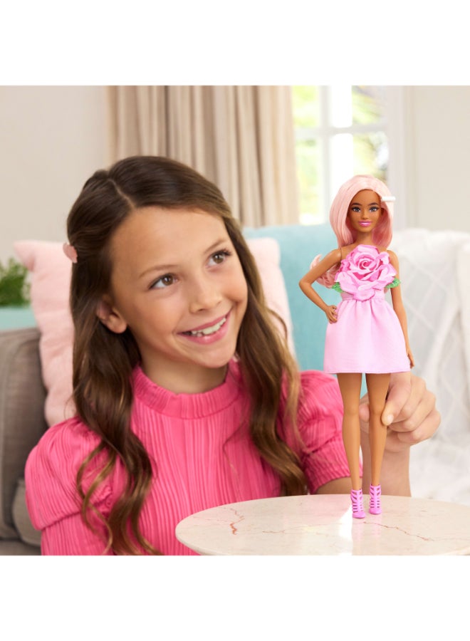 Barbie® Fashionistas® Doll - Pink Rose - Image 2
