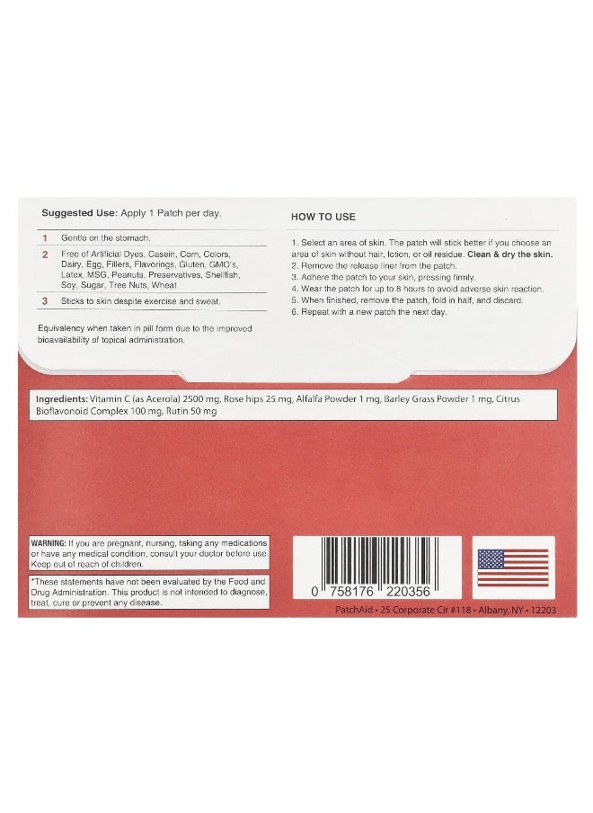 PatchAid - PatchAid, Vitamin C Plus Patch, 30 Patches - Image 1