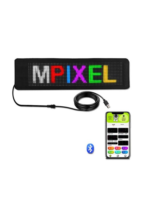 Flexible LED Car Screen Display APP Control Multiple Languages