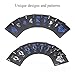 WJPC PVC Waterproof Playing Cards Cool Black Plastic Poker CardsDeck of Cards for Game and PartyWolf - Image 4