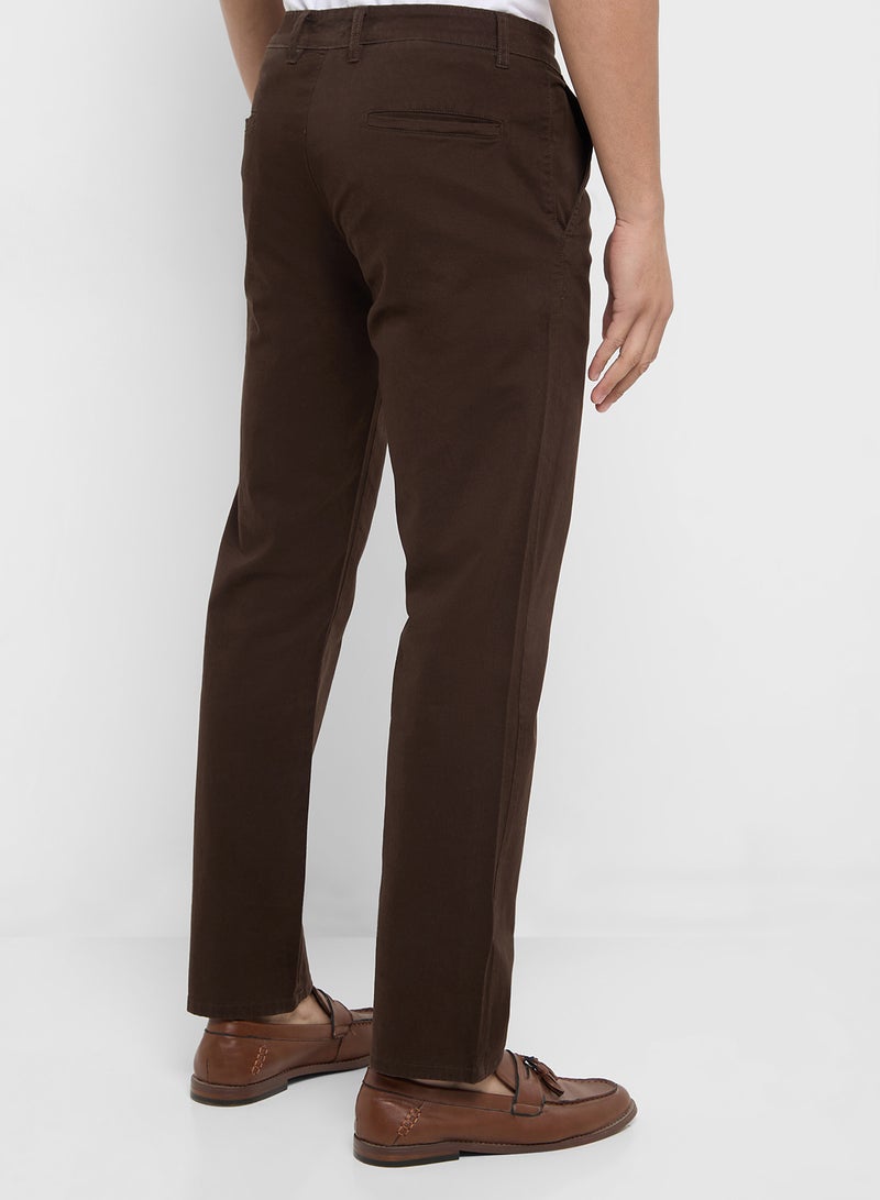 Robert Wood Straight Fit Chino Pants  - Image 3