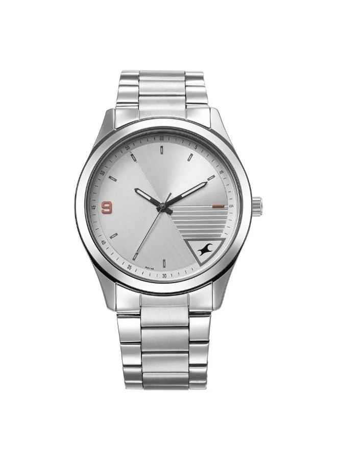 fastrack Men's Metal Analog Watch 3317SM01 - 44 mm