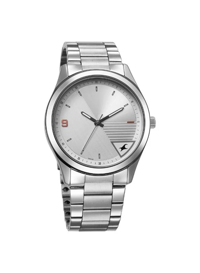 fastrack Men's Metal Analog Watch 3317SM01 - 44 mm
