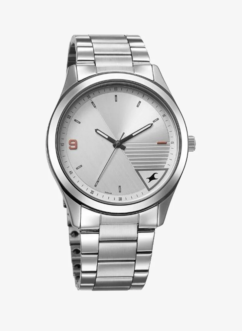 fastrack Men's Metal Analog Watch 3317SM01 - 44 mm