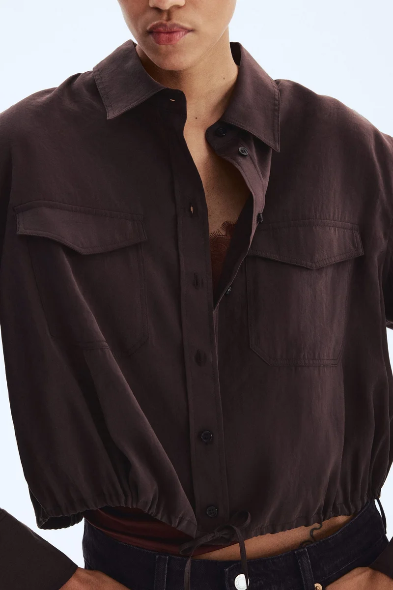 H&M Drawstring shirt