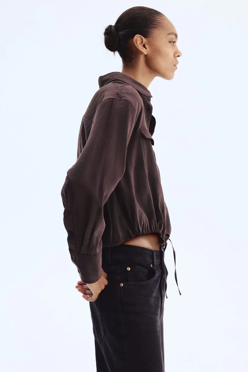 H&M Drawstring shirt