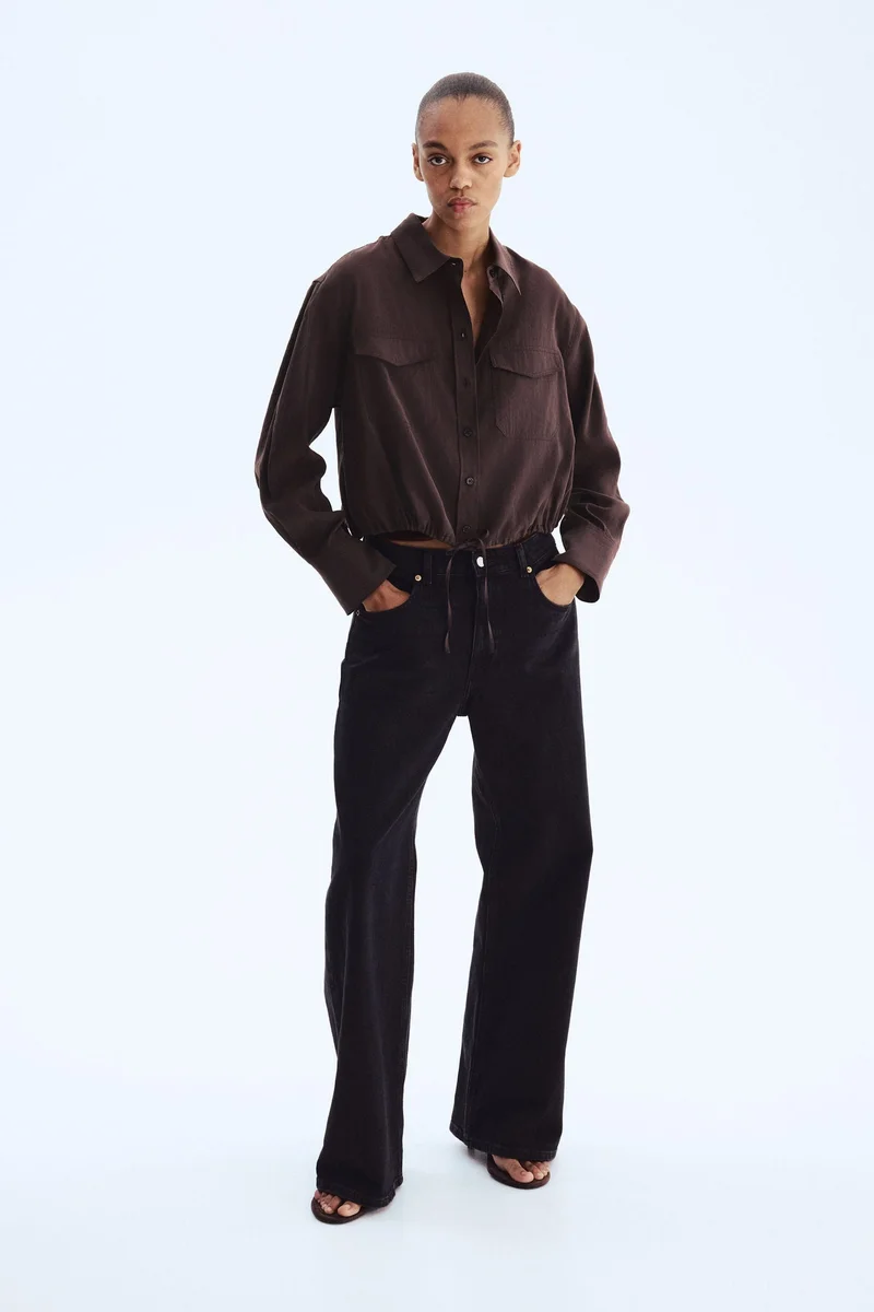 H&M Drawstring shirt