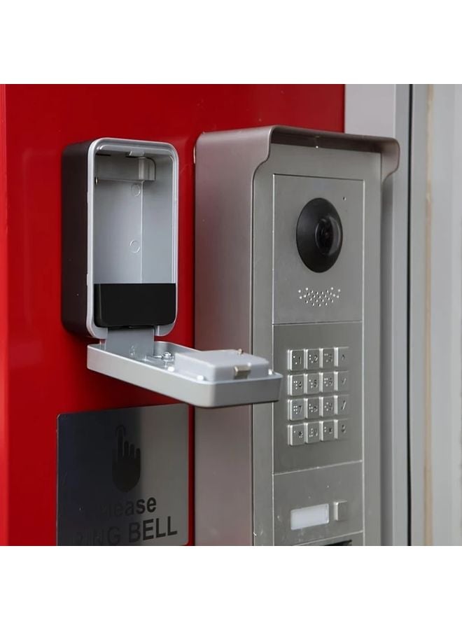 Wall Mounted Combination Key Safe Waterproof Black Metal Security Box Outdoor - Image 4