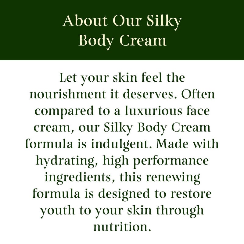 Camille Beckman Lotus Blosson & Green Tea Scented Silky Body Cream, Daily Moisturizer for All Skin Types | Non-Greasy Vegan Formula to Nourish and Soften Hands and Body, 13 Ounce