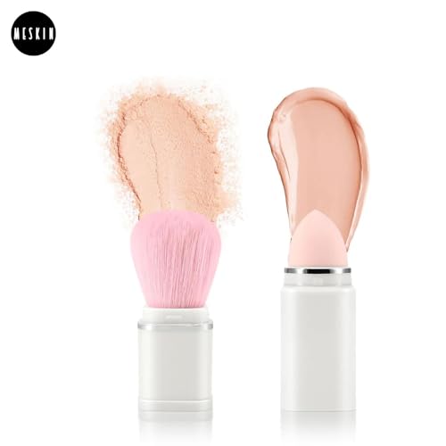 MeSkin Travel Makeup Brushes Set: 8-in-1 Mini Foundation Brush, Portable Face Powder Brush, Blush Concealers, Eye Makeup Brushes, Puff Sponge with Organizers and Storage Boxes (Pink) - Image 5