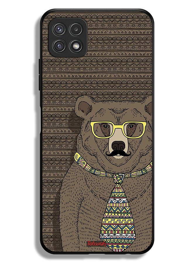 Tolwak Samsung Galaxy A22 5G Protective Case Cover Mr Wolf - Image 1