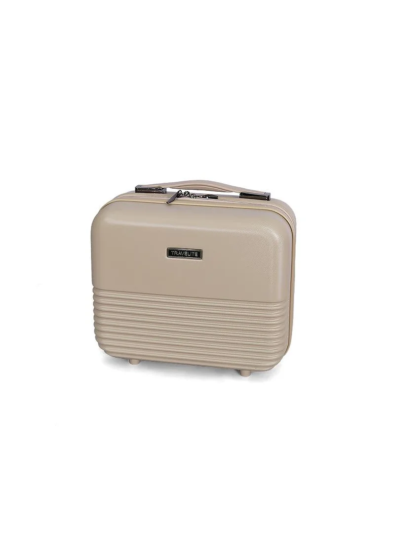 ترافلايت travelite hardshell luggage trolley bag 4 pcs set,beige