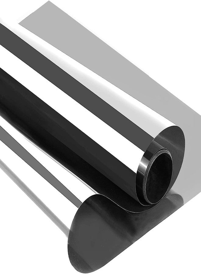 SUNBIRD Window Privacy Film One Way Daytime Privacy Static Cling Sun Blocking Anti UV Reflective Window Tint for Home and Office, (20x40_INCH, Silver) - Image 1