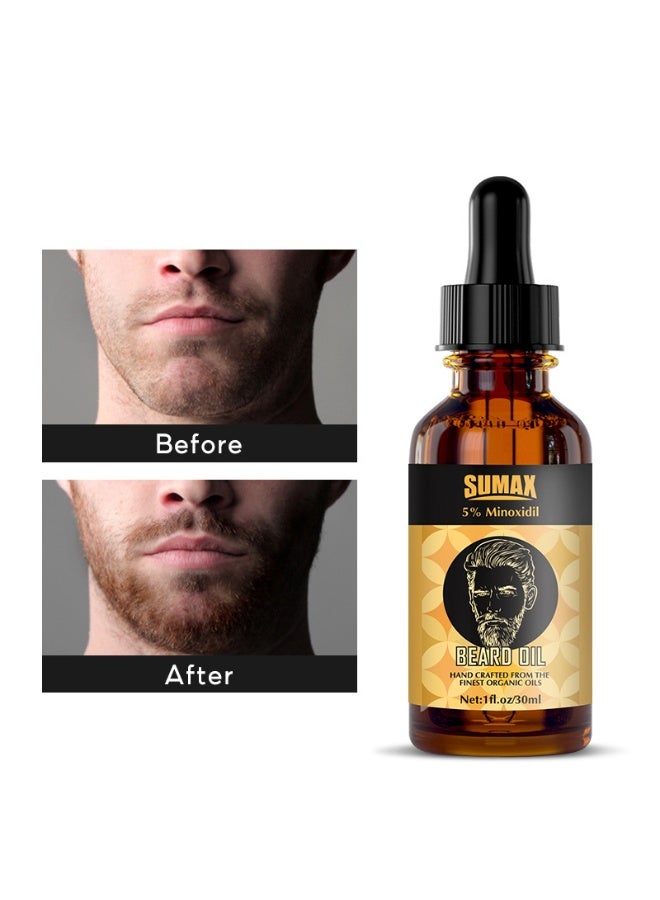 سوماكس خلاصة اللحية، زيت تغذية اللحية، زيت مغذي ومنعم للعناية باللحية، 30 مل - Image 1