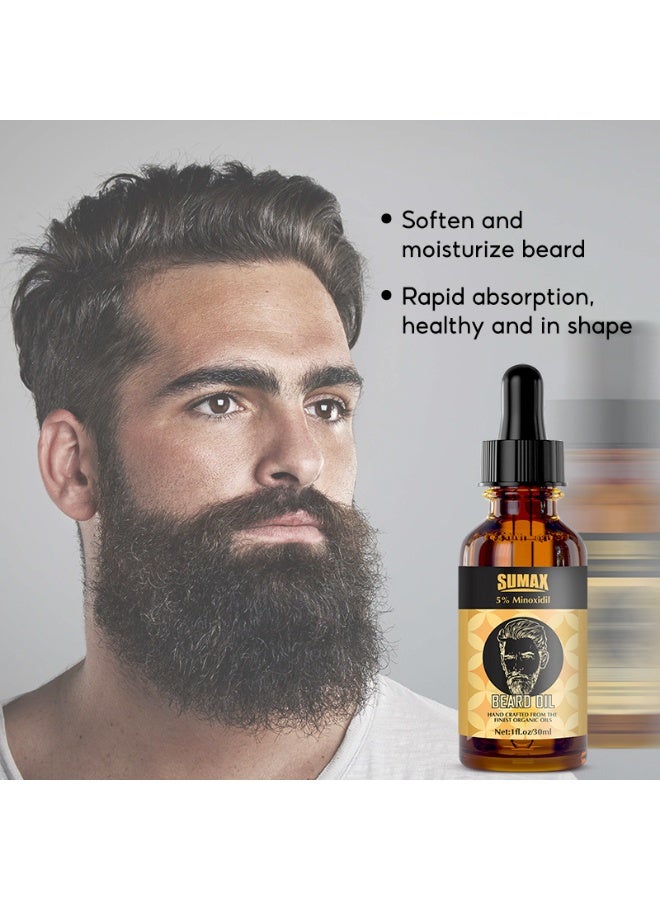 سوماكس خلاصة اللحية، زيت تغذية اللحية، زيت مغذي ومنعم للعناية باللحية، 30 مل - Image 4