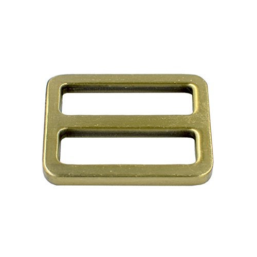 DGOL 10pcs 1 inch Zinc Alloy Slider Tri-glide Buttons Webbing Strap Tri Glide Buckle Fastener (Bronze) - Image 3