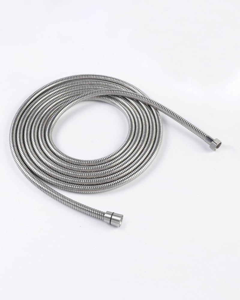 PHASAT Extra Long Shower Hose Replacement 304 Stainless Steel Shower Head Hose Extension177 InchesBrushed Nickel