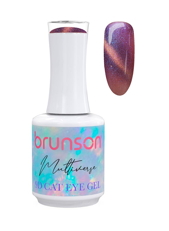 طلاء أظافر جل متعدد الأشكال 9D Cat Eye من Galaxy Magnetic UV LED Gel Nail Polish 18ml Chameleon Magnetic Gel Soak Off UV LED Gelish Polish D11N