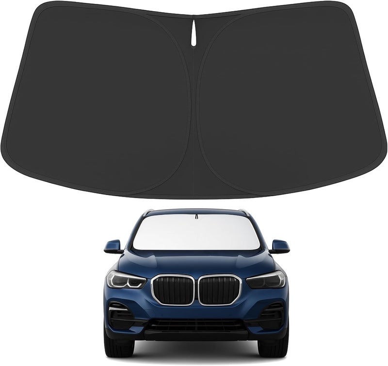 Proadsy Windshield Sun Shade for BMW X5 (2019-2025) - 4-Layer Foldable UV Protection - Image 1