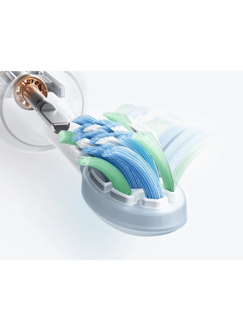 XIAOMI Oscillation Electric Toothbrush with Double Swing Angle Brushing Area Indicator 180-Day Battery Life IPX8 Waterproof 3 Cleaning Modes - White - Image 2