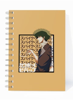 Cowboy Bebop A5 Notebook Cowboy Bebop A5 Size Spiral Notebook Spike Spiegel Spiral Notebook Red Dragon Syndicate Cowboy Bebop-Manga Fan Gift