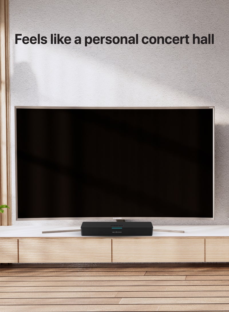 Seeken Soundbreeze Studio 30 Bluetooth Speaker Sound Bar with Built-in Subwoofer | 30-Inch Wireless HiFi Home Theater Audio System for TV & Video | Portable ABS Design with AUX & USB Connectivity - Image 4