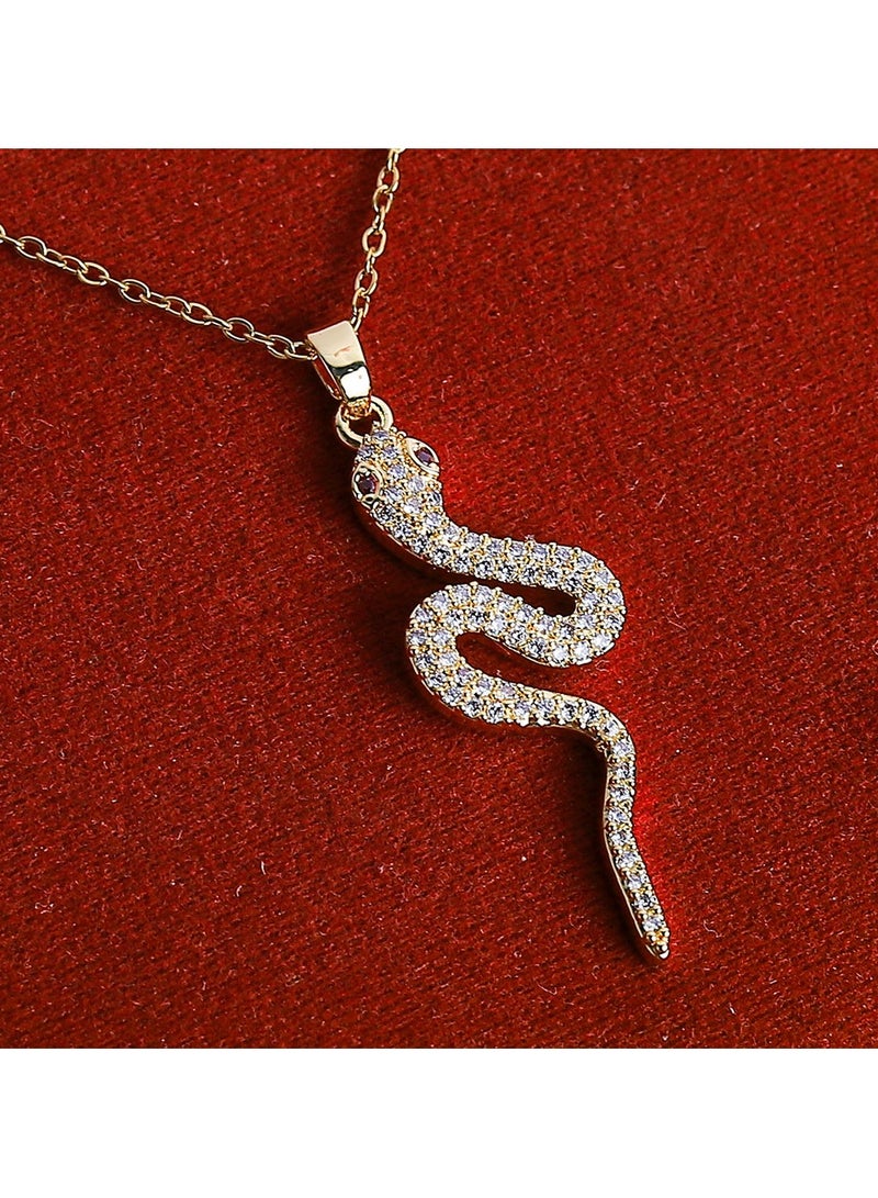 FLUFFY Snake Necklace with a classic design and modern twist-Stan Steel  - Image 4