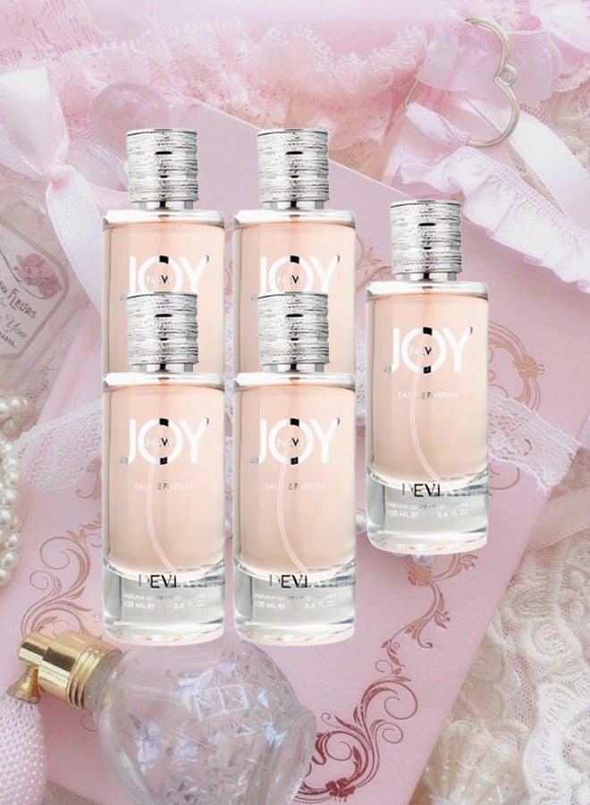 ديفين 5 قطع عطر نيو جوي للنساء 100 مل - Image 1