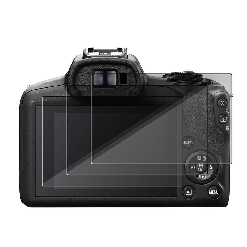 FCS DSLR Camera Screen Protector for Canon EOS R100, 3 Pcs | Crystal Clear Protection with 9H Hardness Armor - Image 1