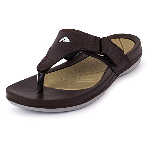 Adda Women's Brown & Beige Slipper Flip Flop - 5 UK - Image 1