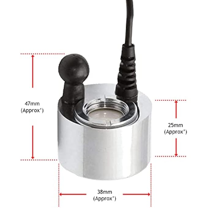 GLASS OPTI-MYST HEATER DISK TRANSDUCER RM-1220 COMPATIBLE WITH DIMPLEX ELECTRIC WALL FIRE - Image 3