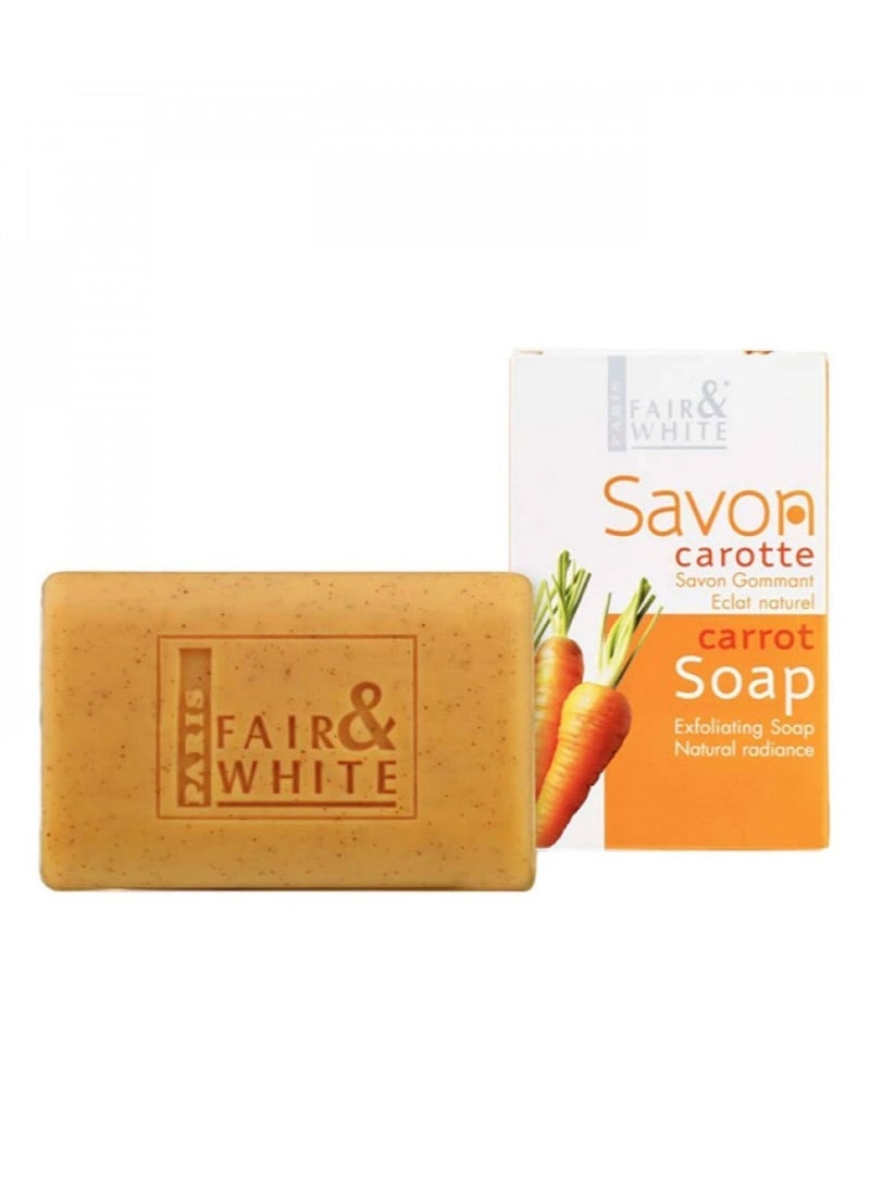 F&W Fair & White Carrot Exfoliating Soap 200g 