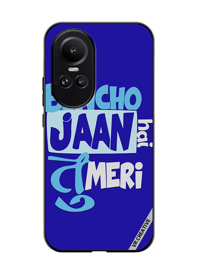 VR CREATIVE Protective Case Cover For Oppo Reno 10 Pro Bencho Jaan Hari Meri Design Multicolour - Image 1
