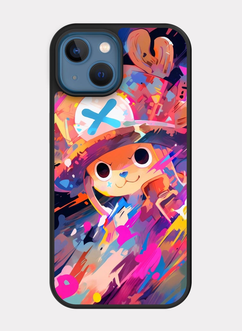 بكسلات كفر ايفون 13 ون بيس تشوبر متعدد الالوان - Image 1