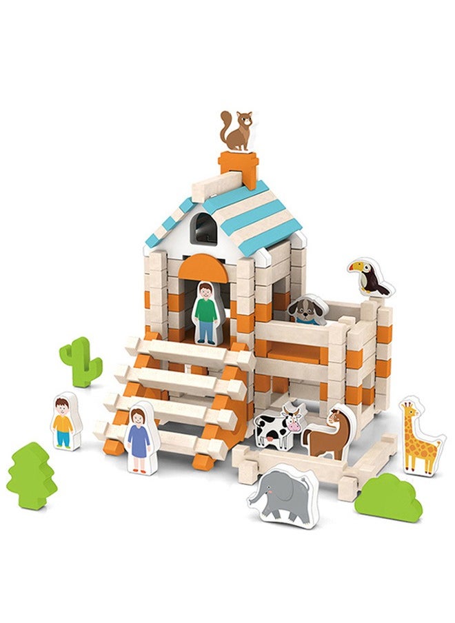 122 Pcs Magnetic Toys Building Blocks Sets: Lu Ban Mortise and Tenon Blocks, Early Education Building Toys Set  - Image 3