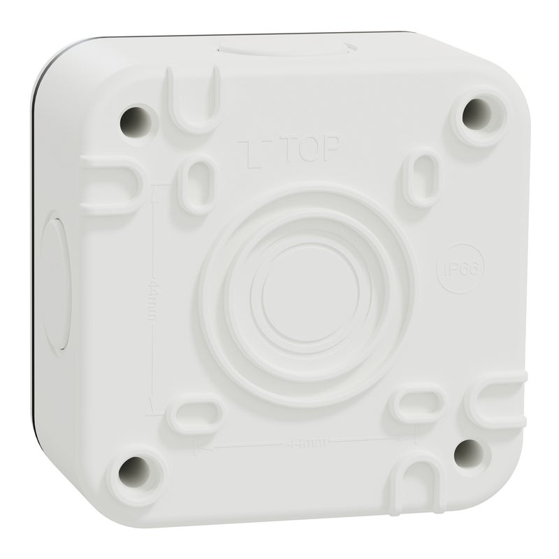 Schneider Electric مفتاح ثنائي الاتجاه 16AX 1 مجموعة IP66 أبيض خارجي مقاوم للعوامل الجوية - MURWP1612_WE - Image 3
