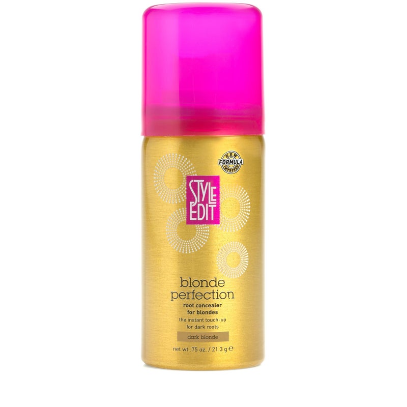 STYLE EDIT Root Touch Up Spray by Style Edit | Temporary Color Concealer for Dark Blonde Highlights and Thinning Hairline | 0.75 oz Travel Size - Image 1