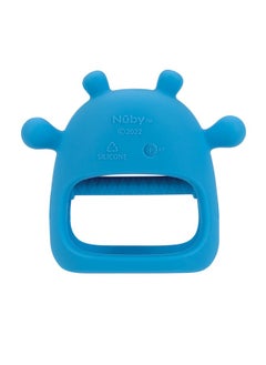 Nuby Silicone Wrist Teething Mitten - Baby Teether Ring - 3+ Months - Hippo  - Image 2