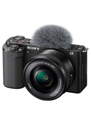 Alpha ZV-E10K Mirrorless Camera with 16-50mm f/3.5-5.6 OSS II Lens, 24.2MP APS-C Sensor, 4K Video - Black - view 4
