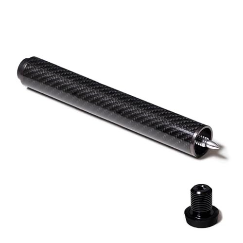 OKKO Carbon Fiber Billiard Pool Cue Extension with Bumper for Predator Pool Cues 12 inches - Image 1