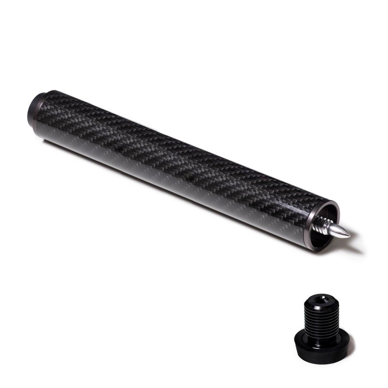 OKKO Carbon Fiber Billiard Pool Cue Extension with Bumper for Predator Pool Cues 12 inches - Image 2