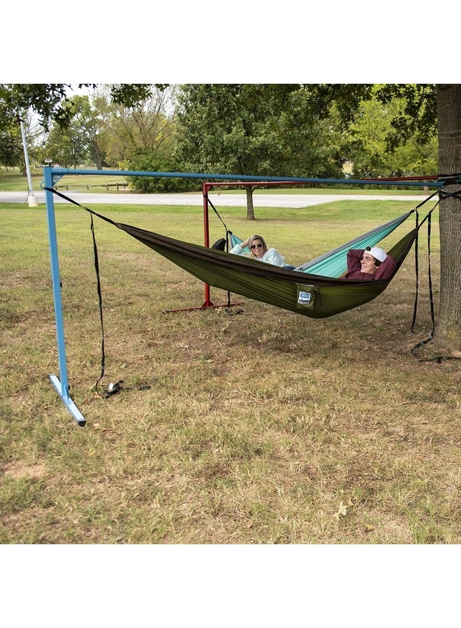 Equip Single Point Portable Hammock Stand - Perfect for Lounging & Camping Hammocks - Hang Around & Enjoy The Outdoors - Up to 400lbs Capacity  - Image 1